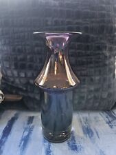 Vintage 1960's Riihimaki Purple Glass Vase by Tamara Aladin Finland 10