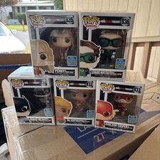 The Big Bang Theory Funko Pop Lot Of 5- 2019 Summer Convention Limited Edition picture