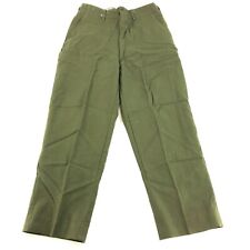 US Army OG 108 Wool Trousers Winter Vintage 1951 Military Olive Green Pants picture