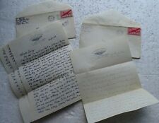 Two 1943 Letters Home from Preflight Bombardier School Ellington Field Texas   picture