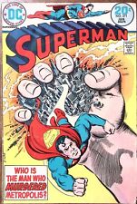 1974 SUPERMAN #271 JAN  WHO IS THE MAN WHO MURDERED METROPOLIS? DC COMICS  Z4883 picture