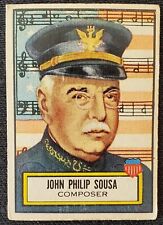 1952 John Phillip Sousa Composer Topps Look N See Card #115 US Military March picture