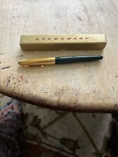 vintage eversharp fountain pen Dark Green With Gold Cap picture