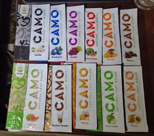 Camo Natural Leaf Herbal Wraps Variety Sampler 11/5ct Packs Chamomile&Mate 55pc picture