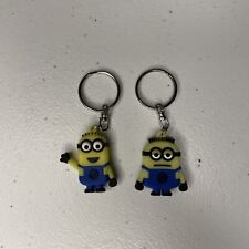 Minions Silicone Rubber Keychains Lot Of 2 picture