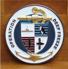 Operation Deep Freeze Antarctica Challenge Coin "The Final Frontier" 2.5" picture
