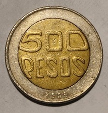 2009 Columbia 500 Peso Tree Of Life Coin picture