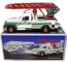 New 1994 Hess Rescue Truck Ladder Fire Sound Siren Horn Lights In Box Authentic picture