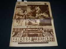 1936 JUNE 7 PITTSBURGH PRESS SUNDAY GRAVURE - DEMPSEY BIGGEST FIGHTS - NP 4539 picture