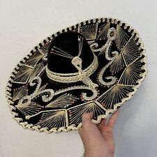 Vintage 80s Authentic Pigalle XXXXX Sequence Mexican Sombrero Mariachi Hat Party picture