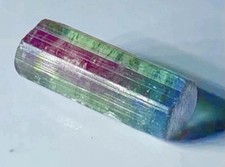 Beautiful Watermelon Tourmaline Crystal Natural Raw Rough Specimen Brazil picture