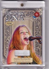 ALANIS MORISSETTE /21 HAIR STRAND DNA RELIC 2024 HISTORIC AUTOGRAPHCS PRIME picture