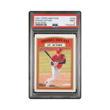 2021 Topps Heritage Shohei Ohtani In Action PSA 9 #246 picture