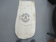 BEMIS A SEAMLESS Vintage Cloth Grain Seed Sack FEED MEAD JOHNSON EVENSVILLE  IND picture