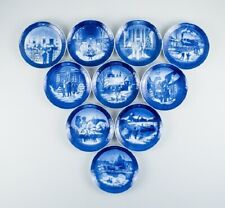 10 Royal Copenhagen Christmas plates from the 1980s / 90s. picture