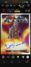 WWE Slam Rey Fenix Topps Cosmic Chrome Solar Flares Signature Legendary /50 picture