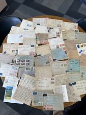 Large Historic Lot Correspondence Ephemera  Polish Envelopes With Letters. picture