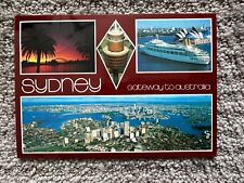 P&O tss Canberra Cruise Ship On Sydney Australia Postcard, Used picture