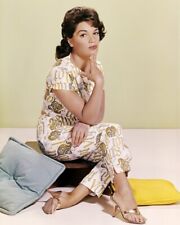 Connie Francis Beautiful Full Length Seated on Floor 8x10 Real Photo picture