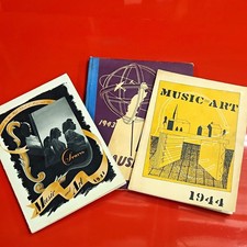 High School of Music and Art Yearbook Lot (3) 1941 1943 1944 Original picture