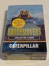1994 Caterpillar Earthmovers Series 2 Factory Sealed Trading Card Box NEW TCM picture