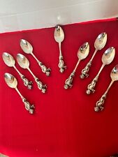 Reed & Barton /1985 Children of Christmas / LOOKING FOR SANTA/9 spoons picture