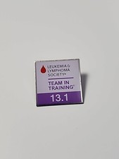 Leukemia & Lymphoma Society Lapel Pin Team In Training 13.1 picture
