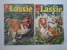 M-G-M's Lassie movie comic books DELL- Lot Of 2 picture