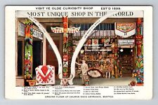Seattle WA-Washington, Ye Olde Curiosity Shop, Vintage c1920 Postcard picture