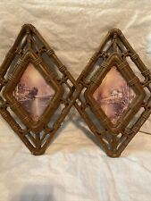 Vintage Homco Inc. Wall Hanging, set of 2, circa 1980 picture