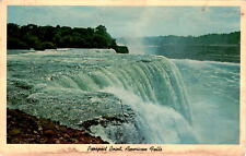 Prospect Point, American Falls, Niagara Falls, New York, rock fall, Postcard picture