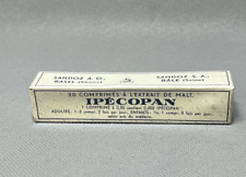 1930 Sandoz Antique Pharmacy Apothecary Ipecopan 20tab.NOS Sealed Albert Hofmann picture