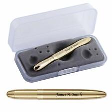 1 Personalized/Engraved Gold Fisher Bullet Space Ballpoint Pen with Box 400G picture