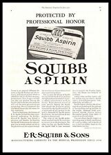 1932 E. R. Squibb & Sons New York Squibb Aspirin 12 Tablets Travel Tin Print Ad picture