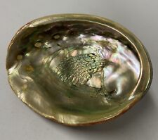 Vintage Mid Century Large Ceramic Footed Abalone Shell Bowl Ash Tray  picture