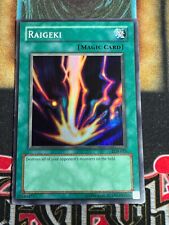 Yugioh Raigeki LOB-053 Super Rare Original Copy “MAGIC CARD” MP picture