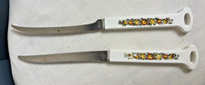 Vtg CorningWare Spice of Life Utility Slicer Sandwich and Fruit Cheese Knives picture