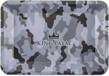 King Palm | Metal Rolling Tray | Smoke Accessories | 7 x 5.5 | Camo picture
