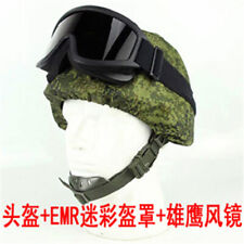 Russian 6b26 Tactical Training Steel Helmet +EMR Helmet Cover+Goggle Replica picture