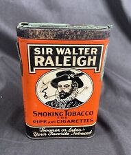 ✨VINTAGE SIR WALTER RALEIGH SMOKING TOBACCO TIN CAN, EMPTY✨ picture