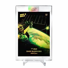 DMSP BLOCK-5D2 Card 2023 GleeBeeCo Holo Space #DMDF Rare *GOLD* Encased 1/1 picture