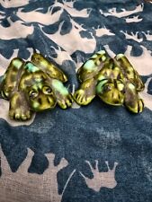 VTG Naughty Frogs - Male & Female Anatomically Correct - Ceramic Figurines picture