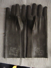 Vintage USSR Russian Professional Electrician Gloves Rubber picture