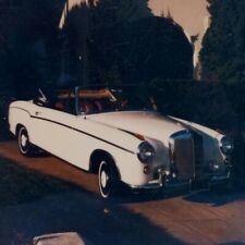 Vintage Polaroid Photo Mercedes-Benz Convertible Classic Car Found Art Snapshot picture