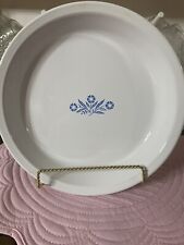 vintage corning ware blue cornflower pie plate picture