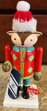 Christmas Chipmunk Skating Figure - 7 Inches Tall - Winter Sports - BRAND NEW picture