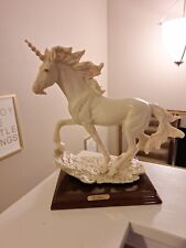 RARE 1983 Unicorn Sculpture by A. Belcari Auro Hand Made In Italy  picture