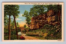 Ozark AR-Arkansas, Scenic Road Spot, Antique, Vintage Souvenir Postcard picture