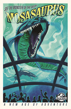 Jurassic World Attraction Poster Print 11x17 Mosasaurus Universal Orlando picture