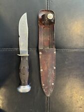 Vintage REMINGTON UMC Rh28 Fixed Blade Knife W/ Sheath picture
